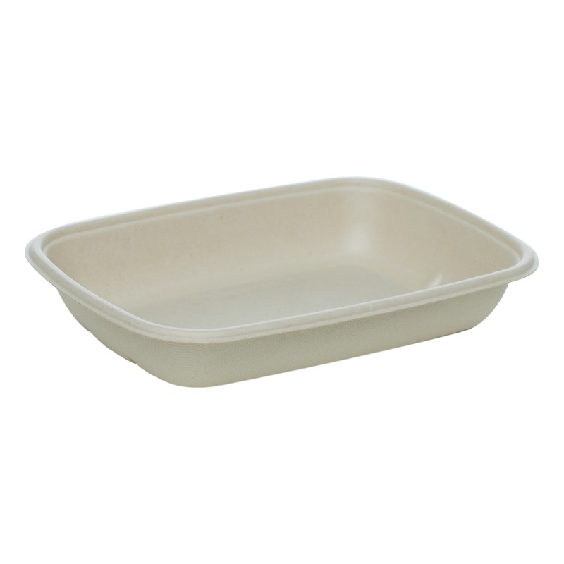 Reducere 14% - Caserole Biodegradabile, Compostabile Natur, 23x16 cm, 750 ml 50 buc 1 Caserole Biodegradabile