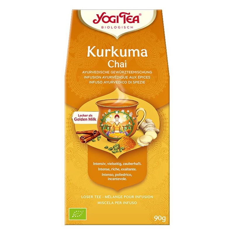 Reducere 14% - Ceai Bio Curcuma Chai, Yogi Tea, 90 g 1 Ceai Bio Curcuma Chai