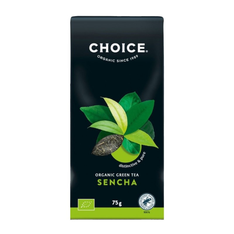 Reducere 14% - Ceai Verde Bio Sencha, Choice, 75 g 1 Ceai Verde Bio Sencha