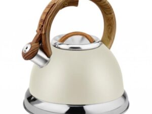 Ceainic Inox cu Fluier Retro