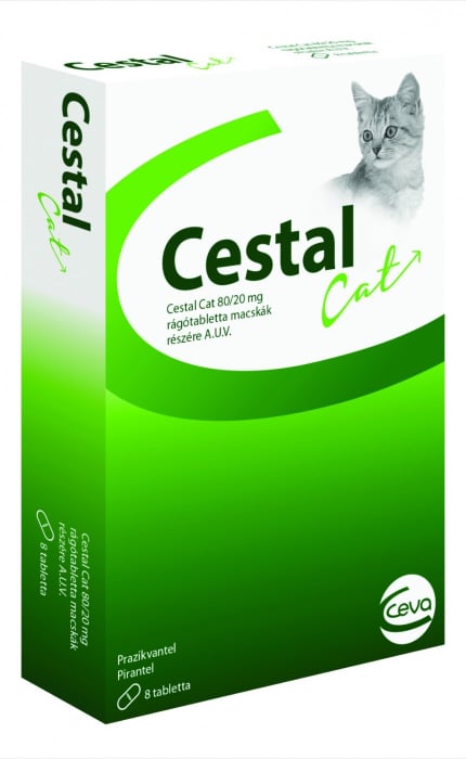 Reducere 55% - Cestal Cat Flavour pentru pisici - 8 comprimate 1 Cestal Cat Flavour pentru pisici - 8 comprimate