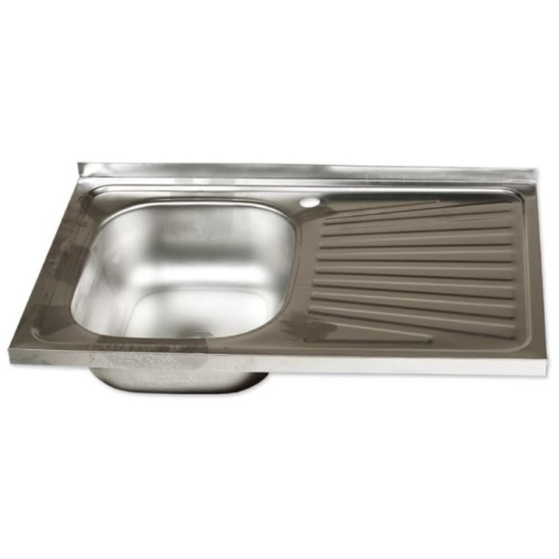 Reducere 14% - Chiuveta din Inox, Picurator Stanga, Dimensiune 50 x 80 cm, Zilan 1 Chiuveta din Inox