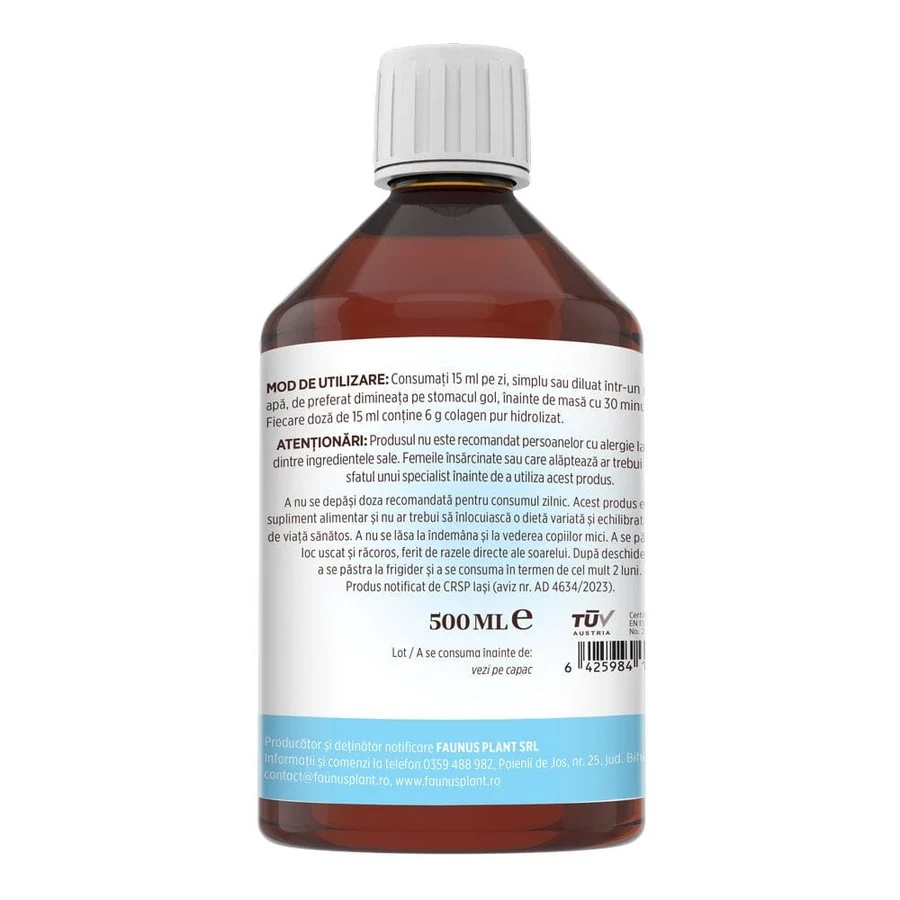 Reducere 23% - Colagenus Articulații - Colagen lichid. Flacon 500ml. Susține sănătatea articulațiilor, mușchilor și ligamentelor. Reduce durerile reumatice 2 mușchilor și ligamentelor. Reduce durerile reumatice