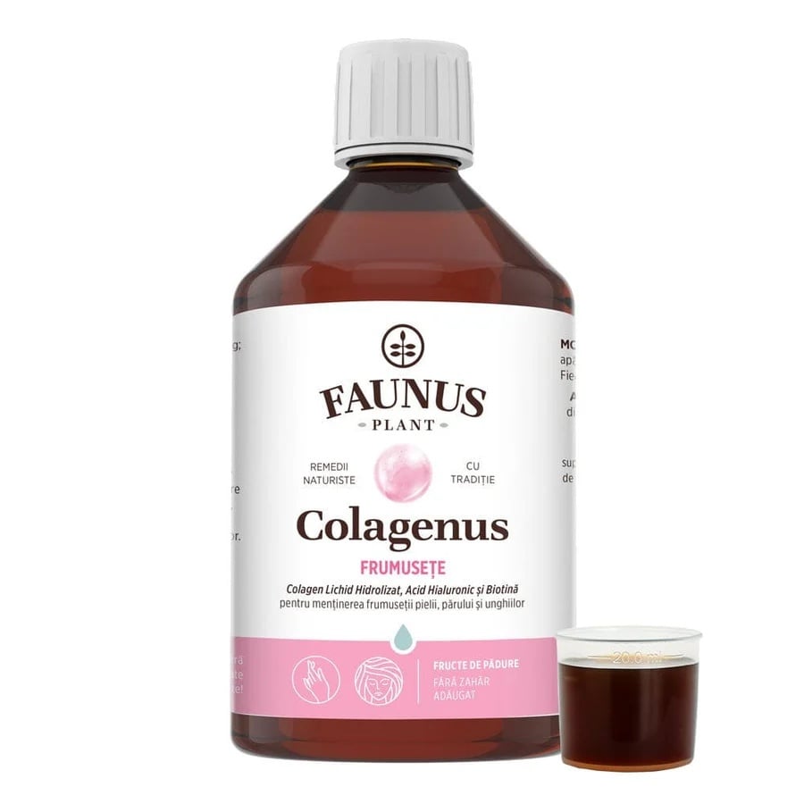 Reducere 25% - Colagenus Frumusețe - Colagen lichid hidrolizat cu acid hialuronic și biotină. Flacon 500ml. Susține sănătatea și frumusețea pielii, unghiilor și părului. Reduce ridurile și căderea părului. Întărește unghiile 1 Colagenus Frumusețe - Colagen lichid hidrolizat cu acid hialuronic și biotină. Flacon 500ml. Susține sănătatea și frumusețea pielii