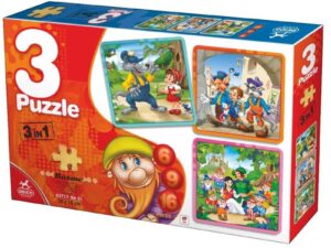 Colectie 3 Puzzle Copii