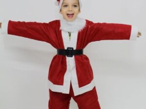 Costum de Mos Craciun pentru copii