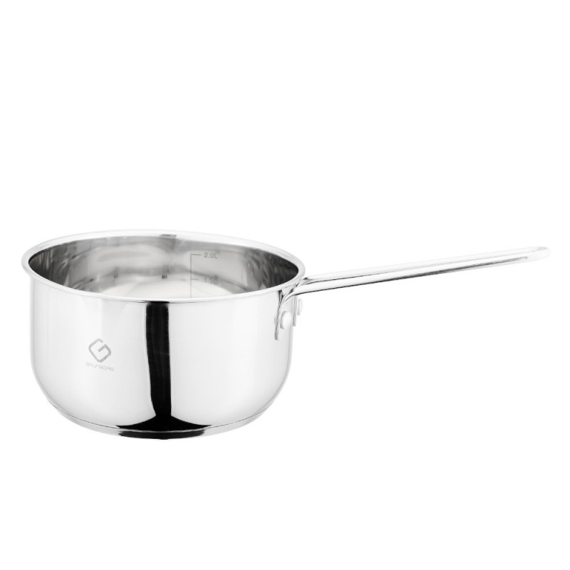 Reducere 14% - Cratita din Inox cu Maner, 14 cm, 1 l, Grunberg 1 Cratita din Inox cu Maner