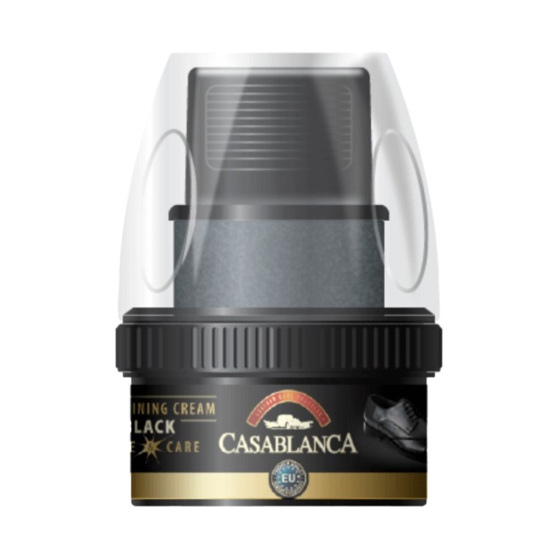 Reducere 14% - Crema pentru Pantofi cu Burete, Negru, 50 ml, 6 Bucati, Casablanca 1 Crema pentru Pantofi cu Burete