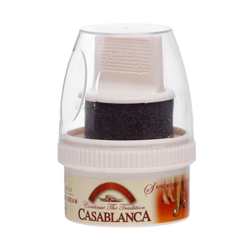 Reducere 14% - Crema pentru Pantofi cu Burete, Neutru, 50 ml, 6 Bucati, Casablanca 1 Crema pentru Pantofi cu Burete