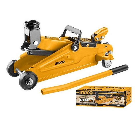 Reducere 4% - Cric Hidraulic cu Role 3T, 410mm tip Crocodil Ingco HFJ302 2 410mm tip Crocodil Ingco HFJ302