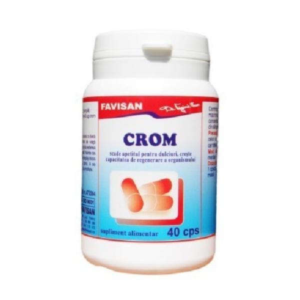 Reducere 30% - Crom Favisan, 40 capsule 1 Crom Favisan
