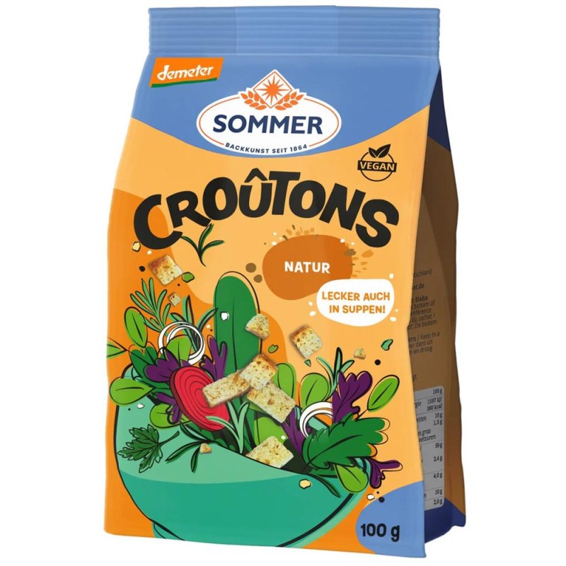 Reducere 14% - Crutoane Natur, Sommer, Bio, 100 g 1 Crutoane Natur