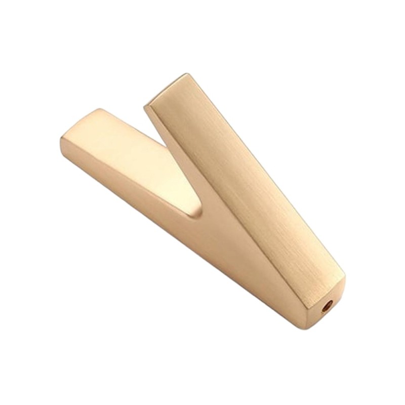 Reducere 14% - Cuier Model Calif, 1 Carlig, Finisaj Auriu Mat 1 Cuier Model Calif
