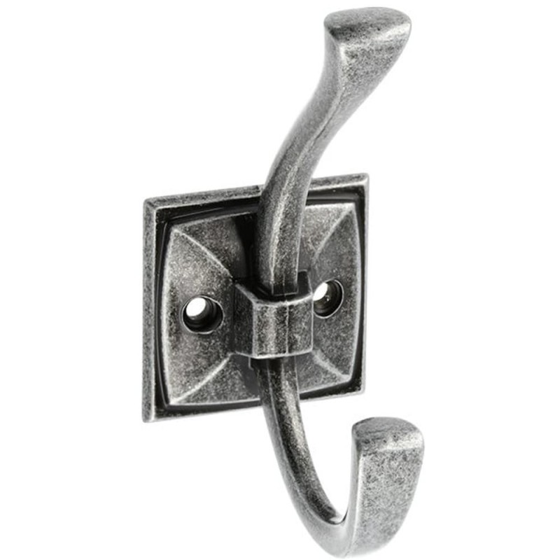Reducere 14% - Cuier Model Smok/Madrid, 2 Carlige, Finisaj Gri Antic 1 Cuier Model Smok/Madrid
