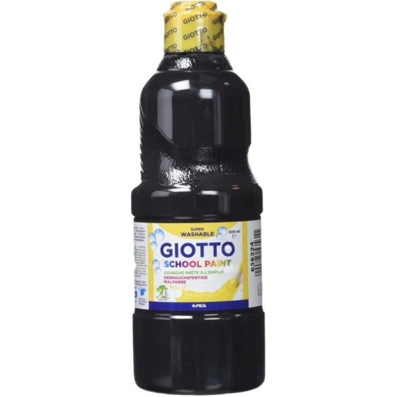 Reducere 20% - Culoare Tempera Giotto, Black, 500 ml 1 Culoare Tempera Giotto