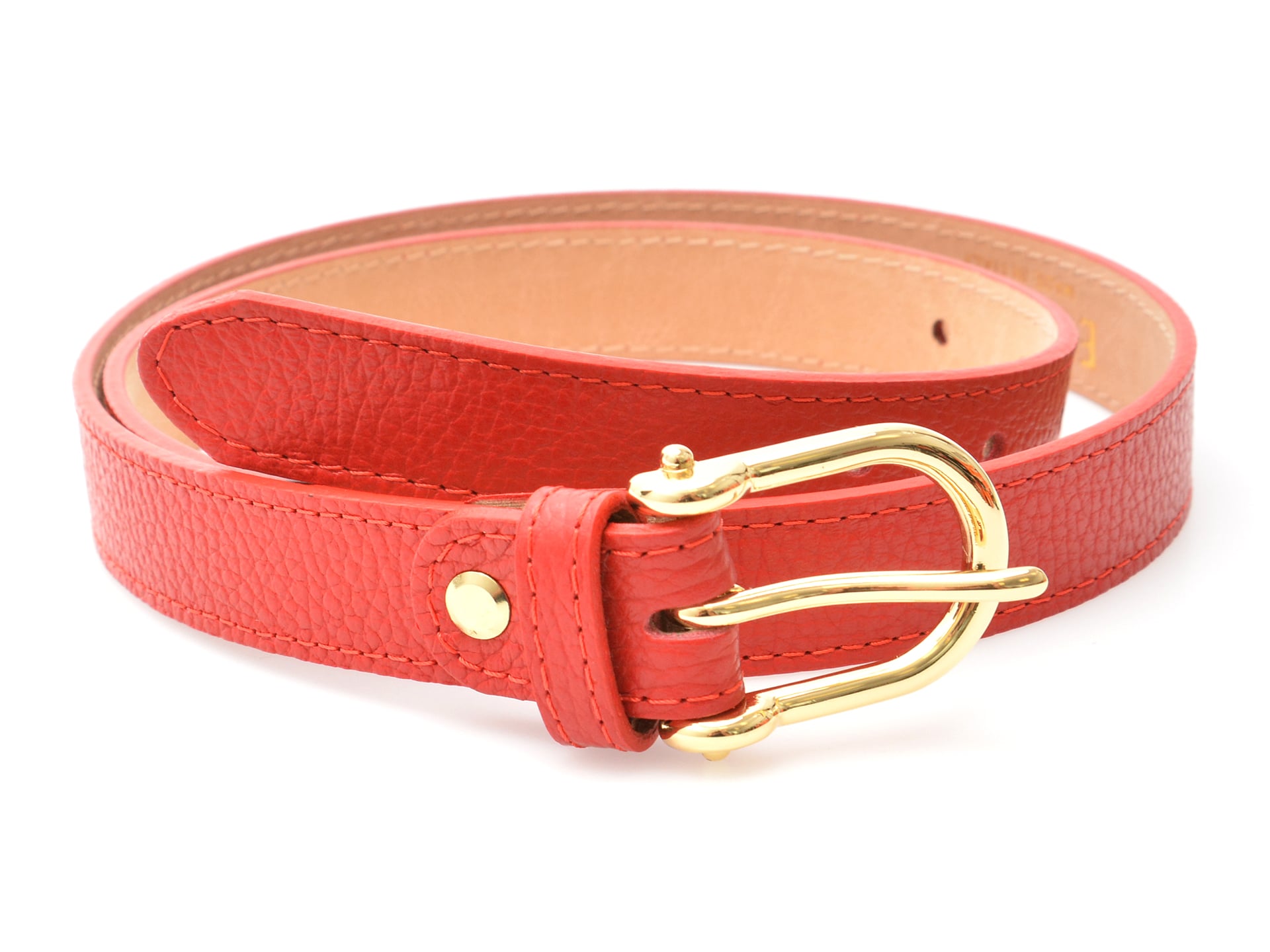 Reducere 55% - Curea EPICA rosie, F31, din piele naturala 1 Curea EPICA rosie