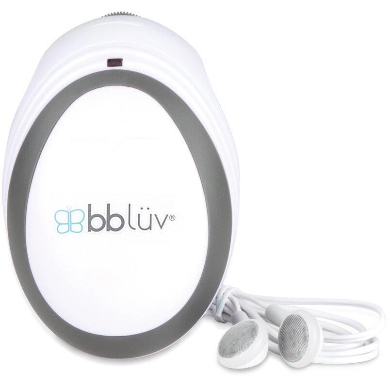 Reducere 50% - Doppler fetal, BBluv, Echo, Wireless, Pentru monitorizarea functiilor vitale ale bebelusului, Include casti si cablu inregistrare, White 1 Doppler fetal