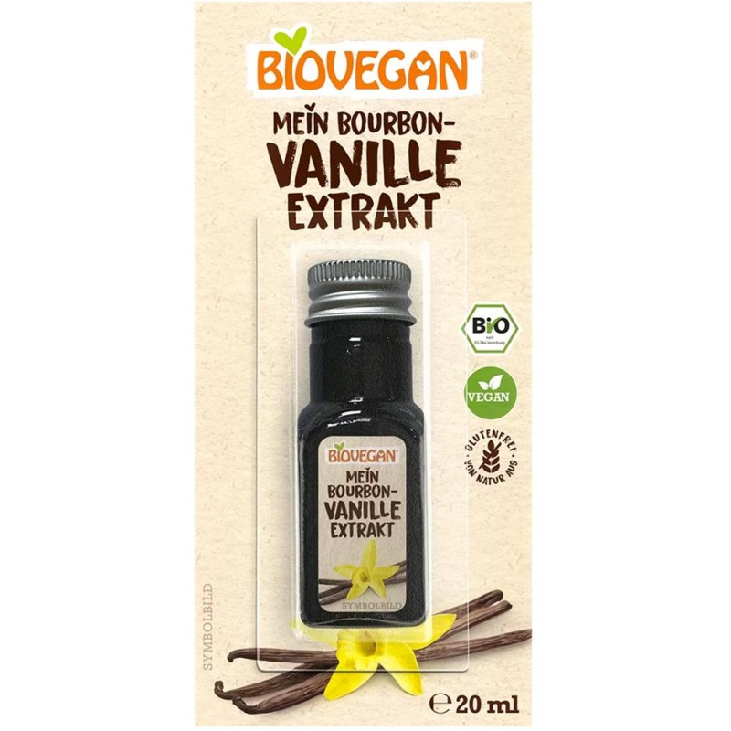 Reducere 14% - Extract de Vanilie Bourbon Biovegan, Bio, 20 ml 1 Extract de Vanilie Bourbon Biovegan