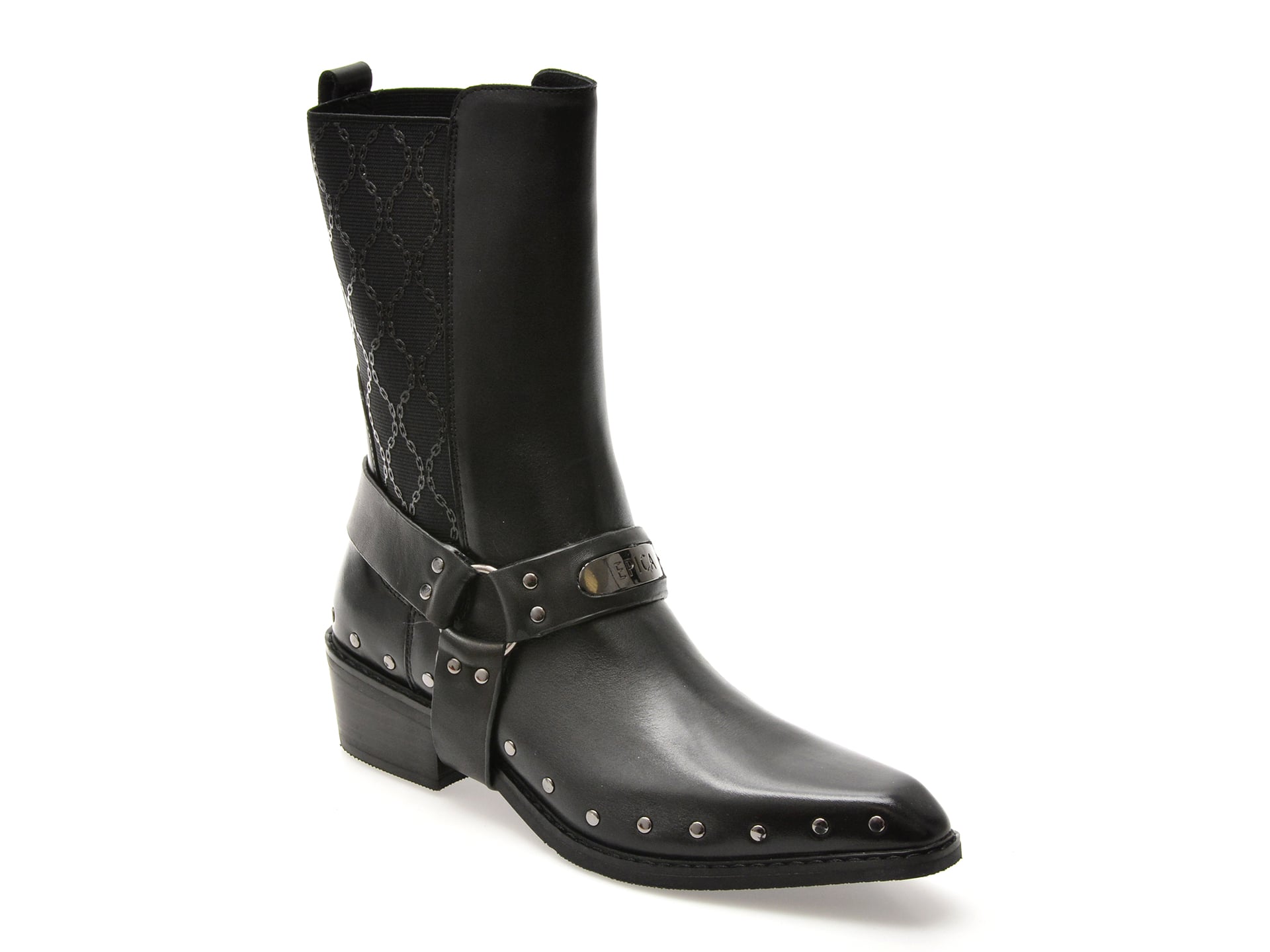 Reducere 78% - Ciocate EPICA negre, 501, din piele naturala 1 Ciocate EPICA negre