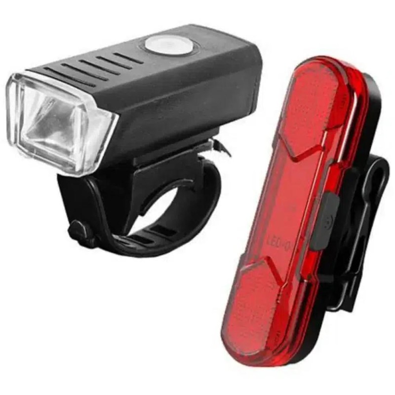 Reducere 14% - Far cu Stop pentru Bicicleta, HY027, Incarcare prin USB, Z-tools 1 Far cu Stop pentru Bicicleta