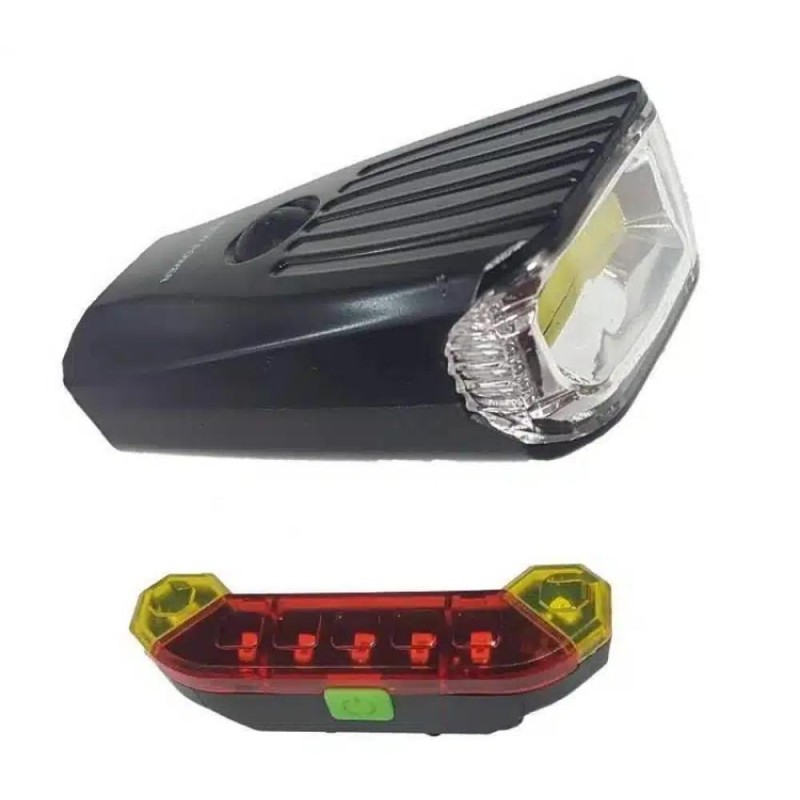 Reducere 14% - Far cu Stop pentru Bicicleta, QX-T0605, Incarcare prin USB, Z-tools 1 Far cu Stop pentru Bicicleta