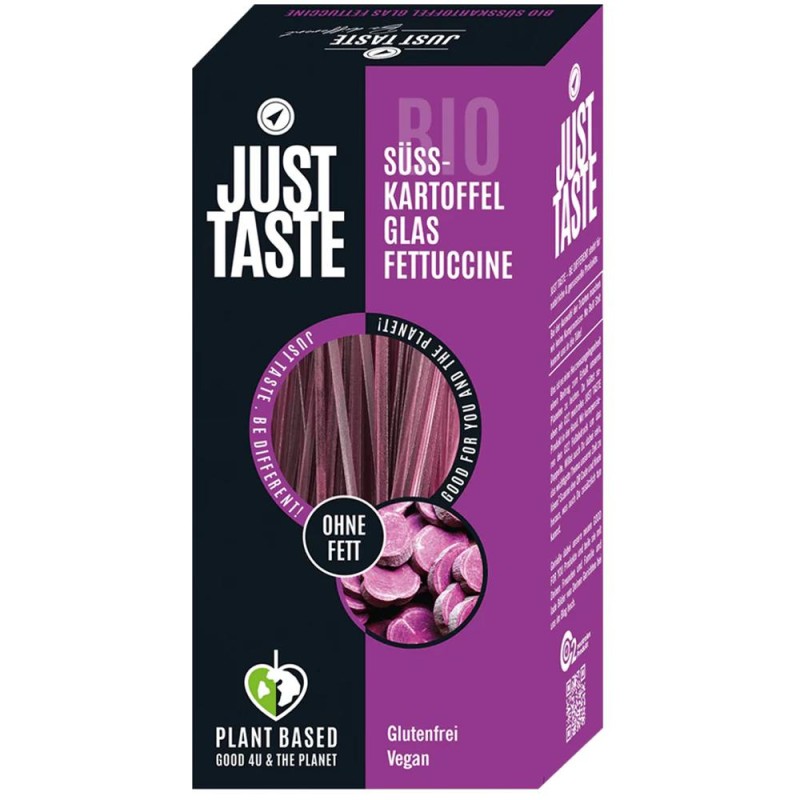 Reducere 14% - Fettucini din Cartofi Dulci, Just Taste, Bio, 250 g 1 Fettucini din Cartofi Dulci