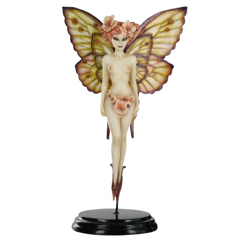 Reducere 60% - Figurina decorativa DEPOX editie limitata, Zana Primaverii, rasina, lucrata manual, 15 cm, multicolor 1 Figurina decorativa DEPOX editie limitata