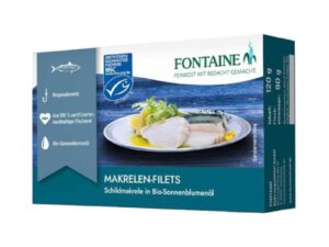 File de Macrou in Ulei Bio de Floarea Soarelui Presat la Rece