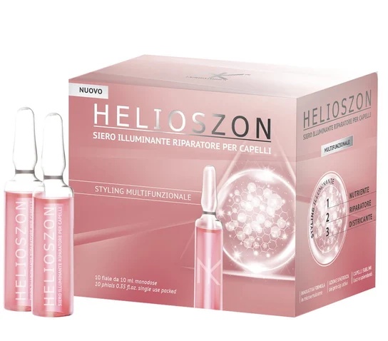 Reducere 14% - Fiole Profesionale Tratament Reparator Helioszon Ser Iluminant, 10 fiole x 10 ml, Biogen 2 10 fiole x 10 ml