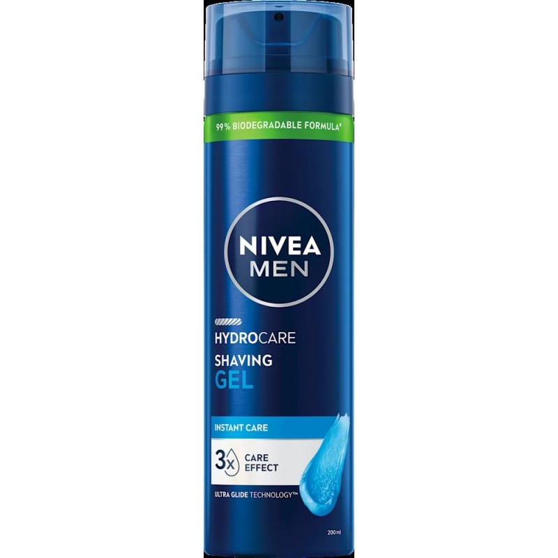 Reducere 14% - Gel Ras Nivea Hydrocare, 200 ml 1 Gel Ras Nivea Hydrocare