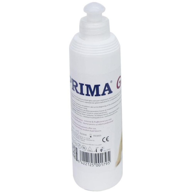 Reducere 14% - Gel Ultrasunete IPL si Laser pentru Epilare Definitiva, 1 l, Prima 1 Gel Ultrasunete IPL si Laser pentru Epilare Definitiva