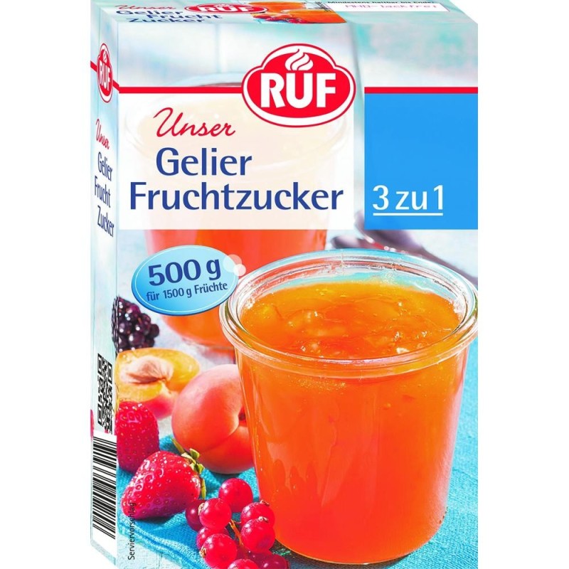 Reducere 14% - Gelifiant cu Fructoza 3:1, Ruf, 500 g 1 Gelifiant cu Fructoza 3:1