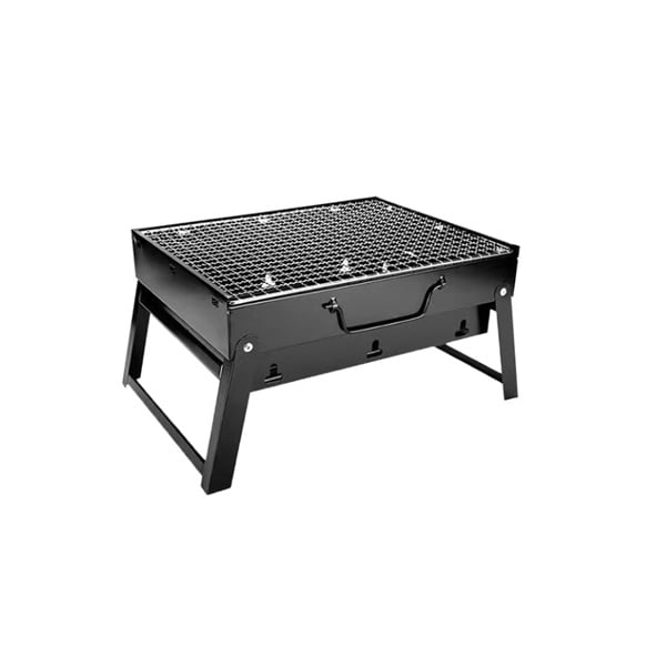 Reducere 39% - Gratar cu carbune, Portabil, Otel inoxidabil, 35x26x20cm, Negru 1 Gratar cu carbune
