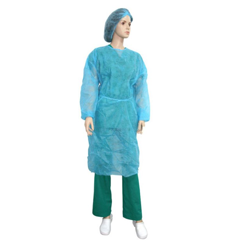 Reducere 18% - Halat Protectie tip Vizitator Prima, cu legaturi la spate, PPSB albastru, marime XXL, 10 buc 1 Halat Protectie tip Vizitator Prima