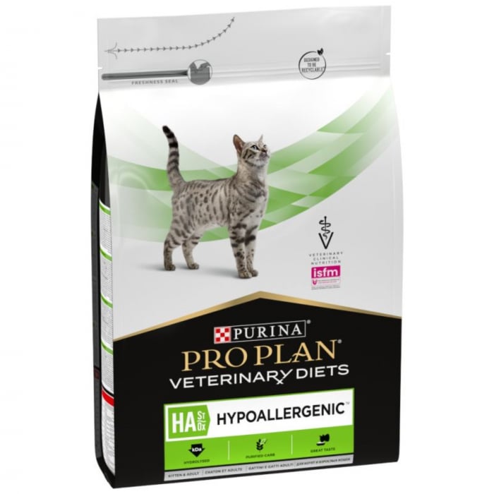 Reducere 22% - Hrana uscata, Purina Veterinary Diets HA Cat, 3.5 kg 1 Hrana uscata