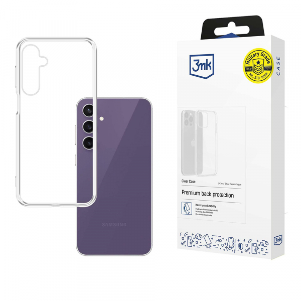 Reducere 48% - Husa pentru Samsung Galaxy S24 FE S721, 3MK, Clear, Transparenta 1 Husa pentru Samsung Galaxy S24 FE S721