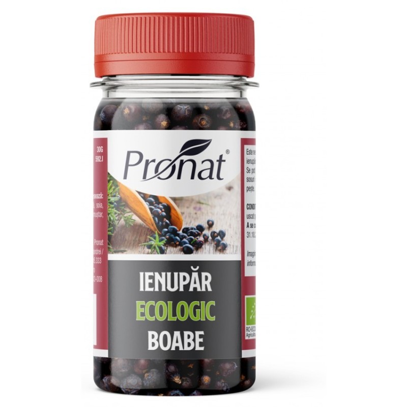 Reducere 14% - Ienupar BIO Boabe, 30 g, Pronat 1 Ienupar BIO Boabe