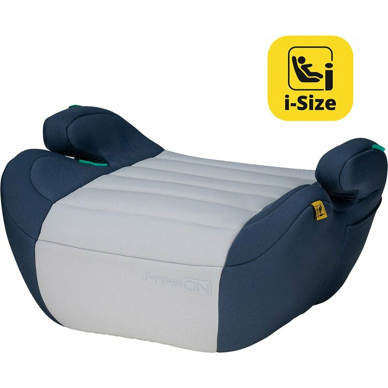 Reducere 61% - Inaltator auto, FreeON, Comfy, Pentru copii, I-size, 125-150 cm, Orientare in sensul directiei de mers, Conform cu standardul european de securitate ECE R129, Blue/Grey 1 Inaltator auto