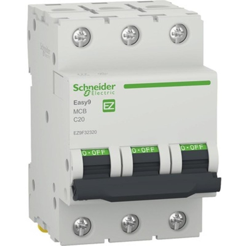Reducere 14% - Intrerupator Automat, 3 P, 4500A, C 20 A, Schneider Easy9 1 Intrerupator Automat