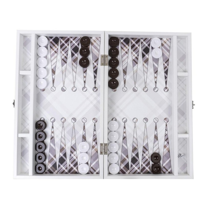 Reducere 14% - Joc din Piele Ecologica, Table, Alb, Dimensiune 48 x 48 cm 1 Joc din Piele Ecologica