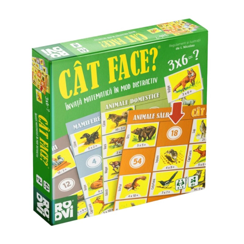 Reducere 14% - Joc Educativ, Roovi, Cat Face 1 Joc Educativ