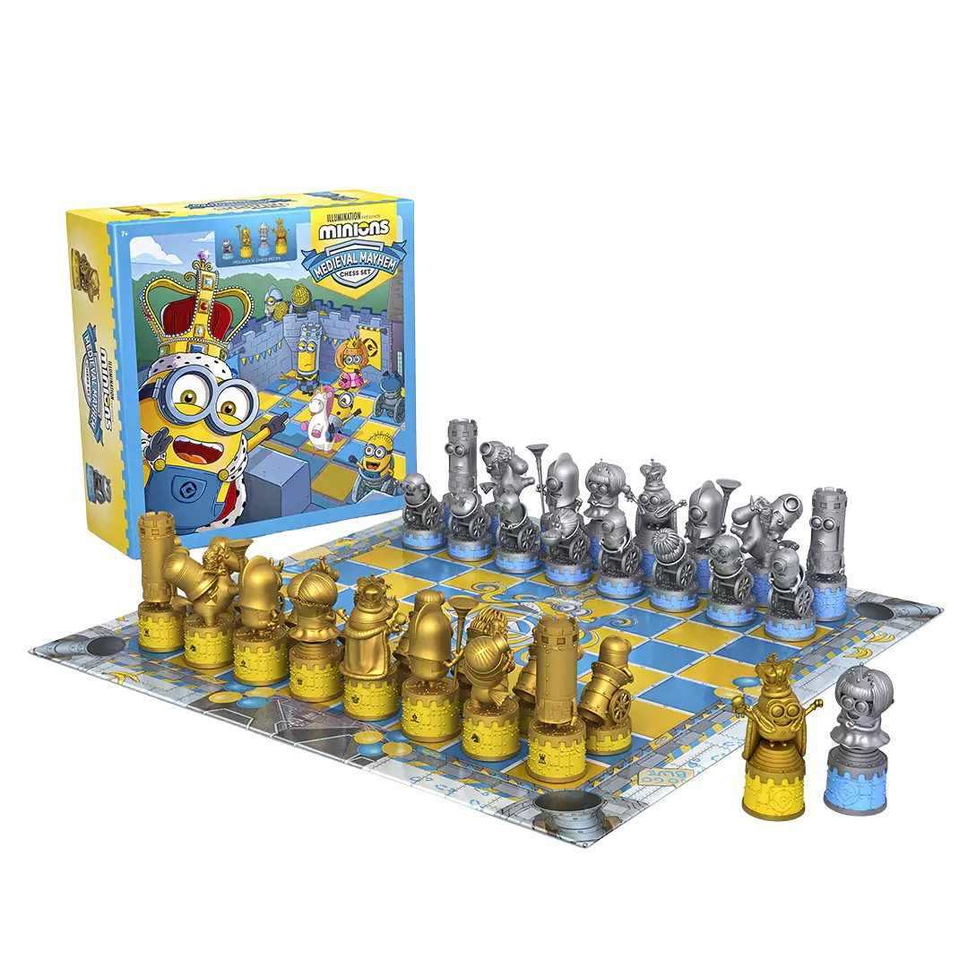 Reducere 25% - Joc sah Minionii DEPOX , Despicable Battle, 47.5x47.5 cm, PVC, multicolor 1 Joc sah Minionii DEPOX