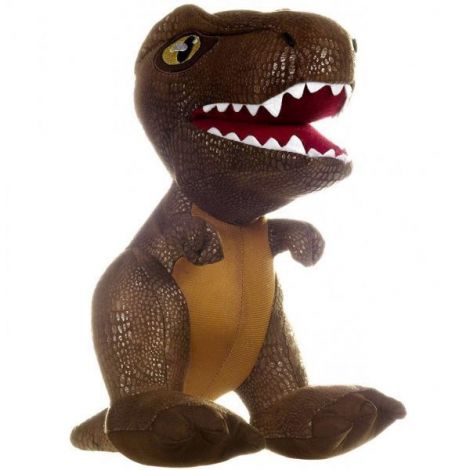 Reducere 71% - Jucarie din material textil T-Rex, Jurassic World, 25 cm 1 Jucarie din material textil T-Rex