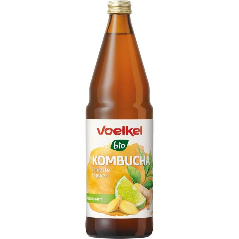 Reducere 14% - Kombucha cu Limette, Voelkel, Bio, 750 ml 1 Kombucha cu Limette
