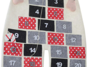 Decoratiune Advent calendar Santa
