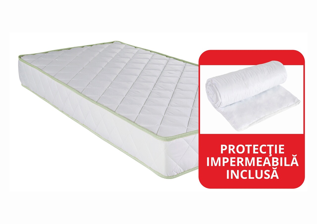 Reducere 25% - Saltea copii Green Future Premier, husa de calitate, 60x120 cm, H 10 cm 1 Saltea copii Green Future Premier