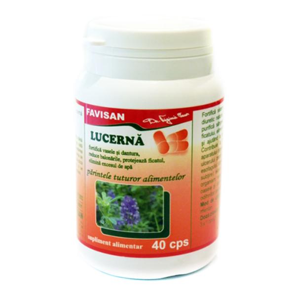 Reducere 30% - Lucerna Favisan, 40 capsule 1 Lucerna Favisan