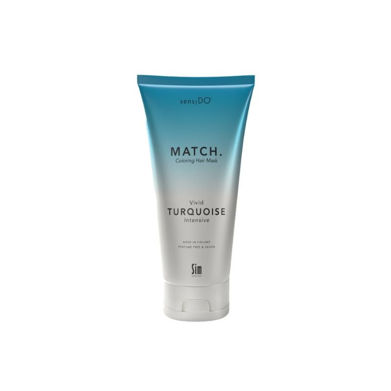 Reducere 25% - Masca coloranta tratament cu Keraguard Vivid Turquoise Intensive, 200ml, SensiDo Match 1 Masca coloranta tratament cu Keraguard Vivid Turquoise Intensive