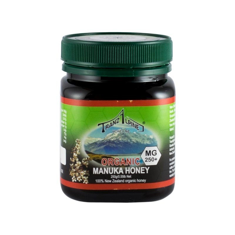 Reducere 14% - Miere Bio de Manuka, mg 250+ Tranz Alpine 1 Miere Bio de Manuka