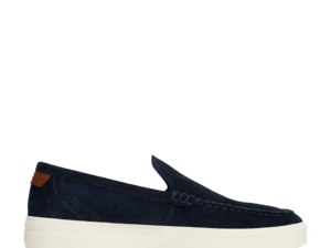 Mocasini bărbați Tommy Hilfiger bleumarin din piele întoarsă 3419BM5354VBL